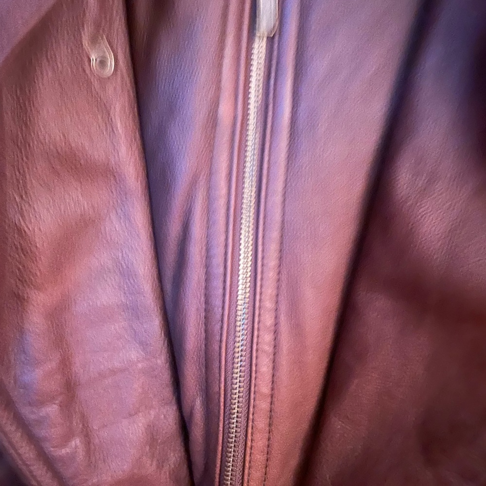 Men’s heavy leather jacket - Picture 5 of 6